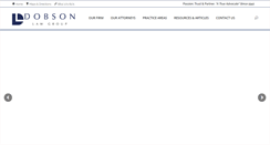 Desktop Screenshot of dobsonlaw.com